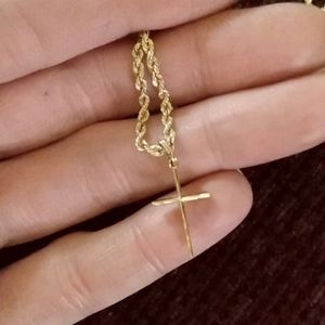 Gold Cross Necklace